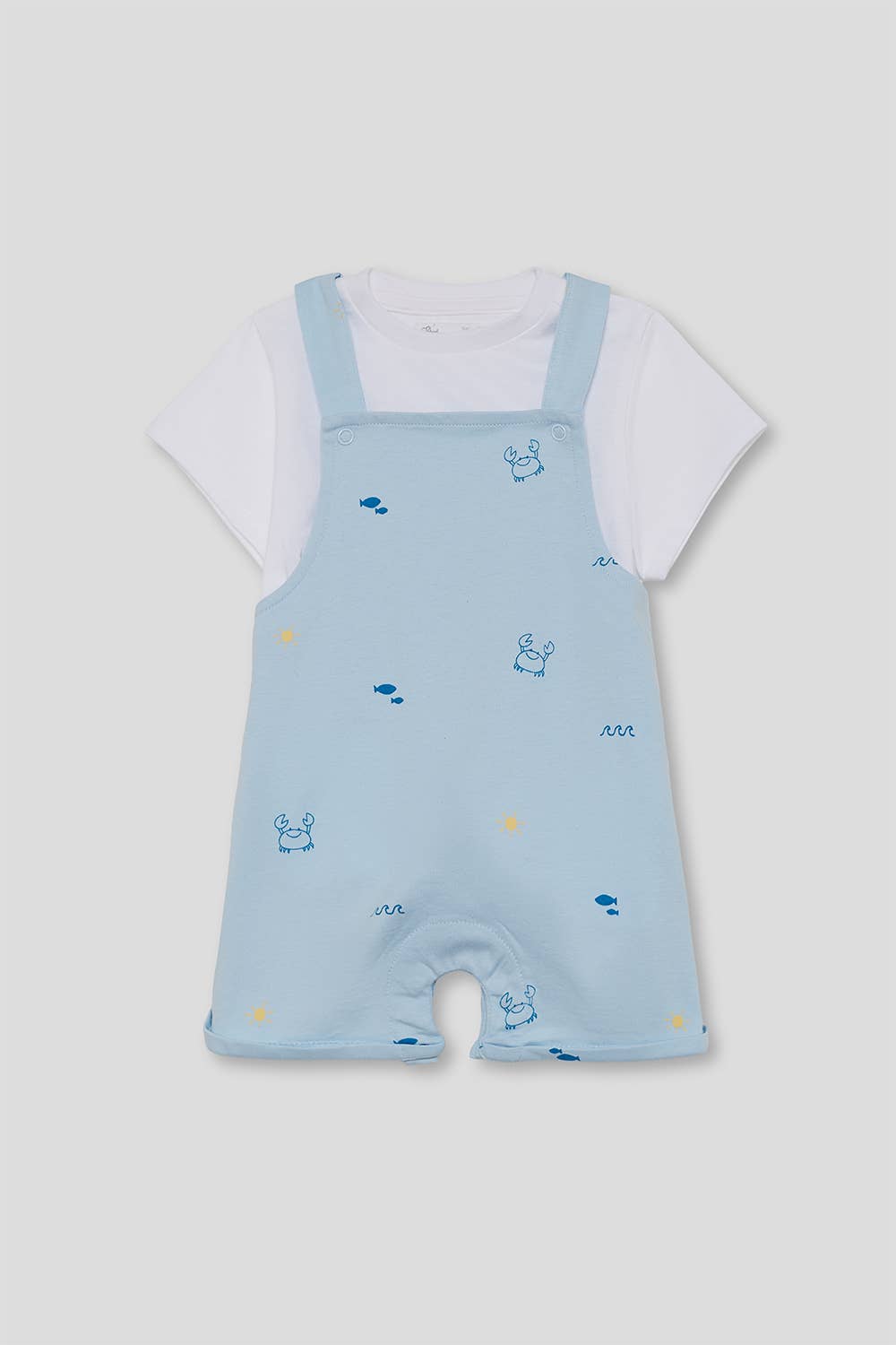 Ensemble salopette bleu