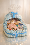 Berceau de couches bébé personnalisé – Cadeau naissance original